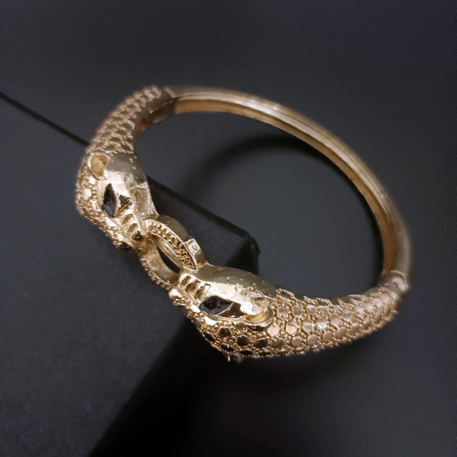 Jaguar On Leather With Diamonds Hand-finished Design Gold Plated Bracelet -  Style A346, गोल्ड प्लेटेड ब्रेसलेट - Soni Fashion, Rajkot | ID: 25913530673